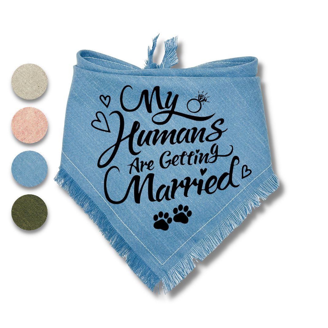 My Humans Are Getting Married Frayed Bandana