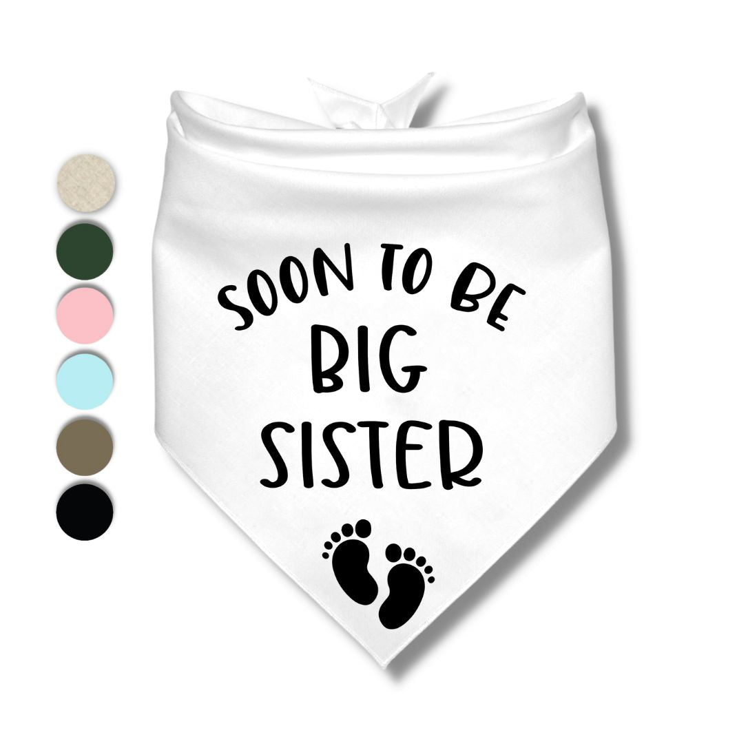 Soon To Be Big Sister Bandana
