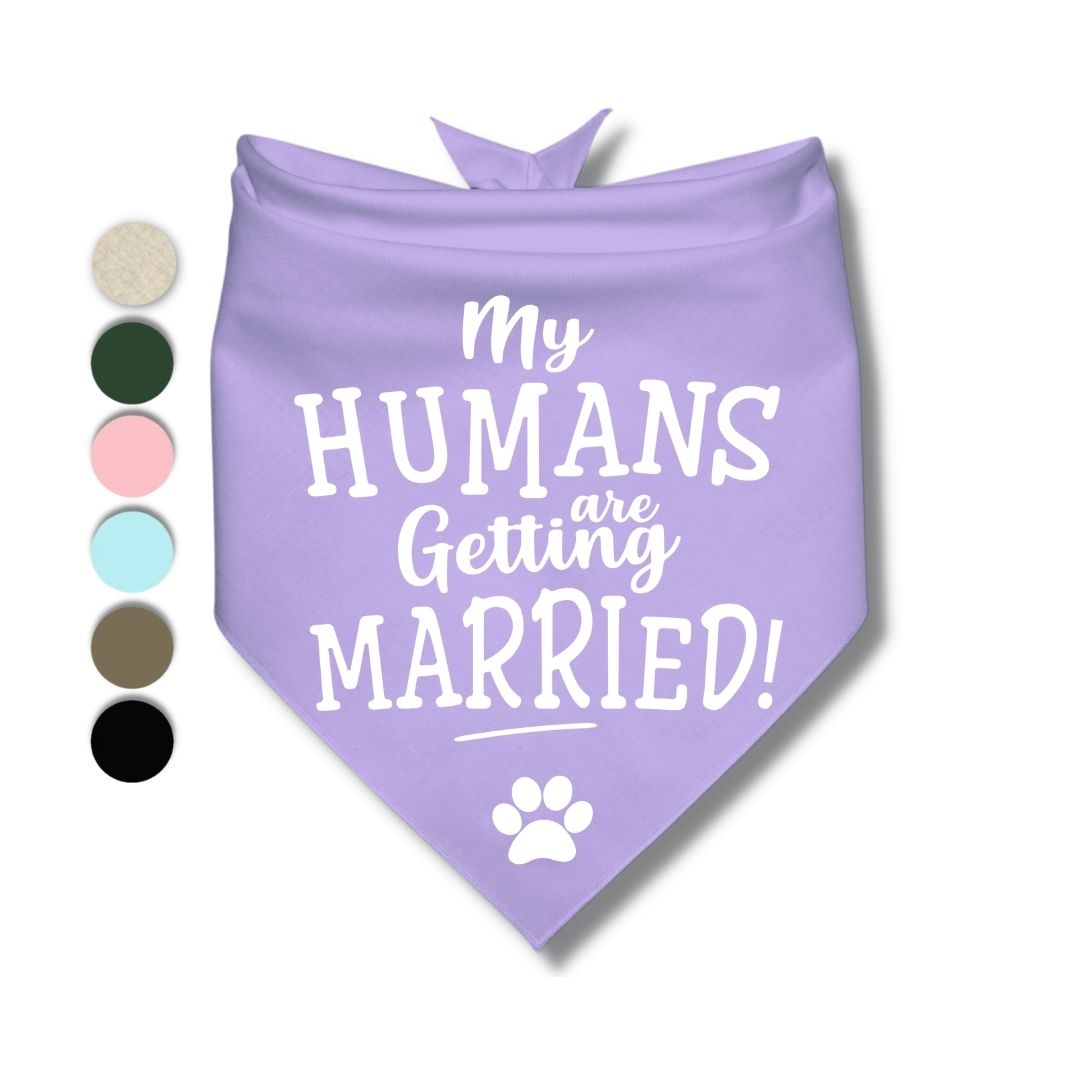 My Humans Are Getting Married Bandana