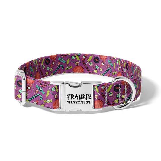 Halloween Spooky Sweets Dog Collar
