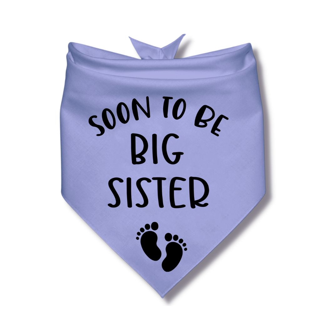 Soon To Be Big Sister Bandana