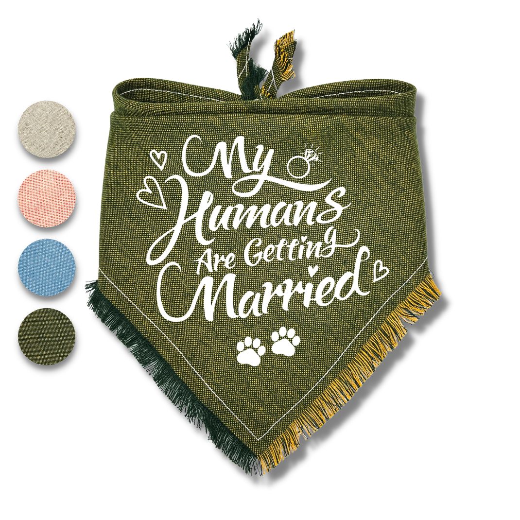 My Humans Are Getting Married Frayed Bandana
