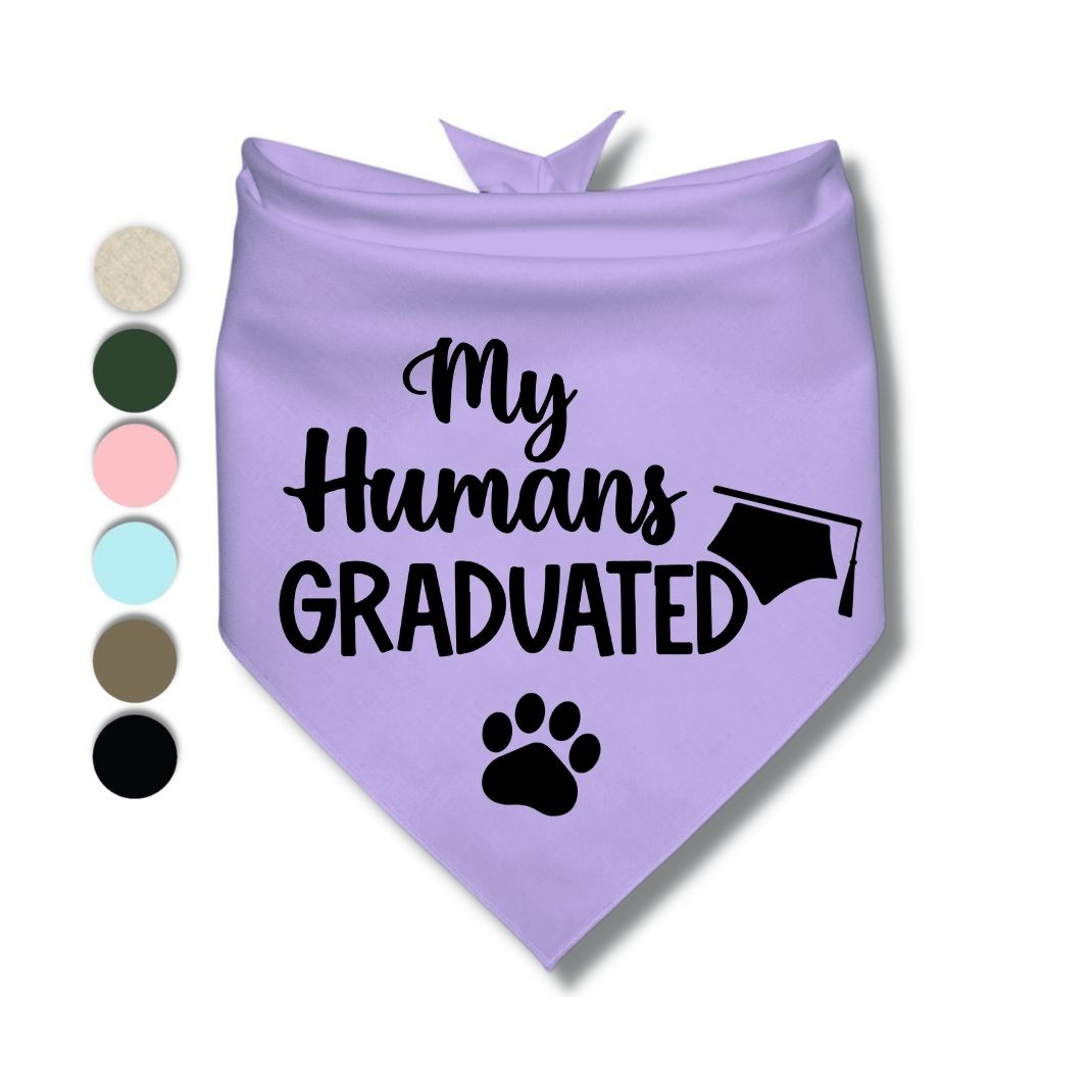 My Humans Graduated Bandana