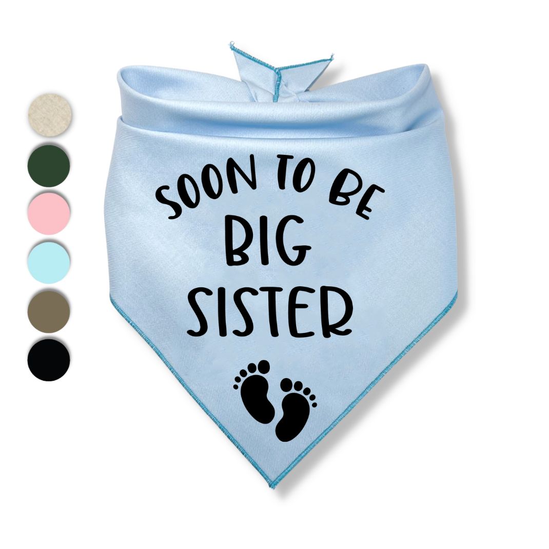 Soon To Be Big Sister Bandana