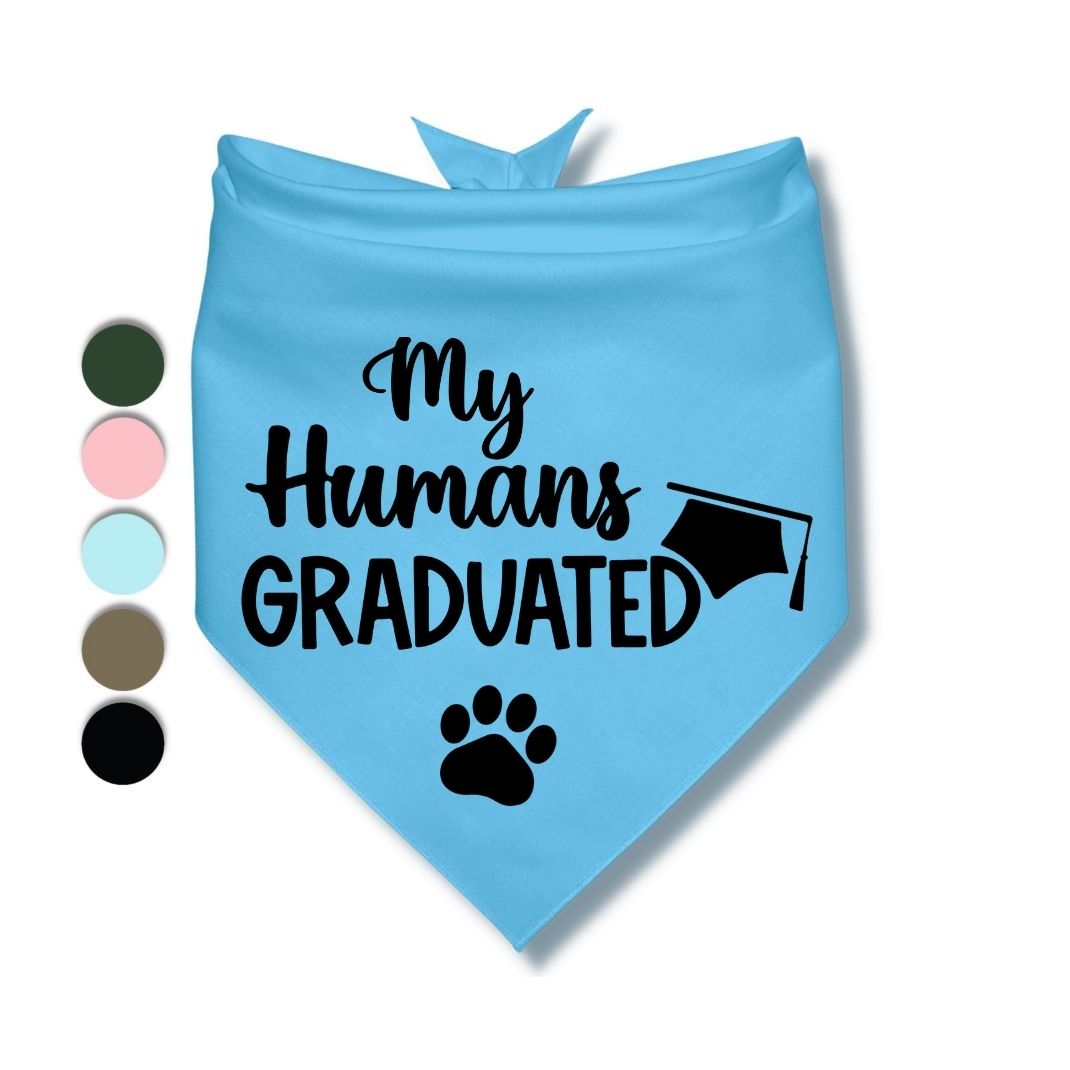 My Humans Graduated Bandana