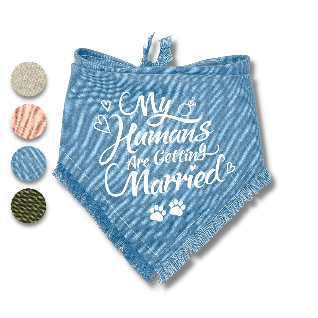 My Humans Are Getting Married Frayed Bandana