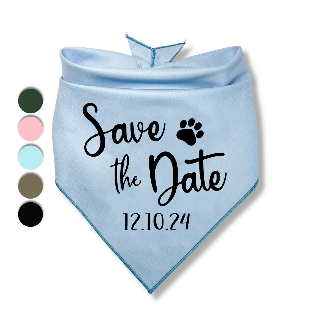 Save The Date Bandana