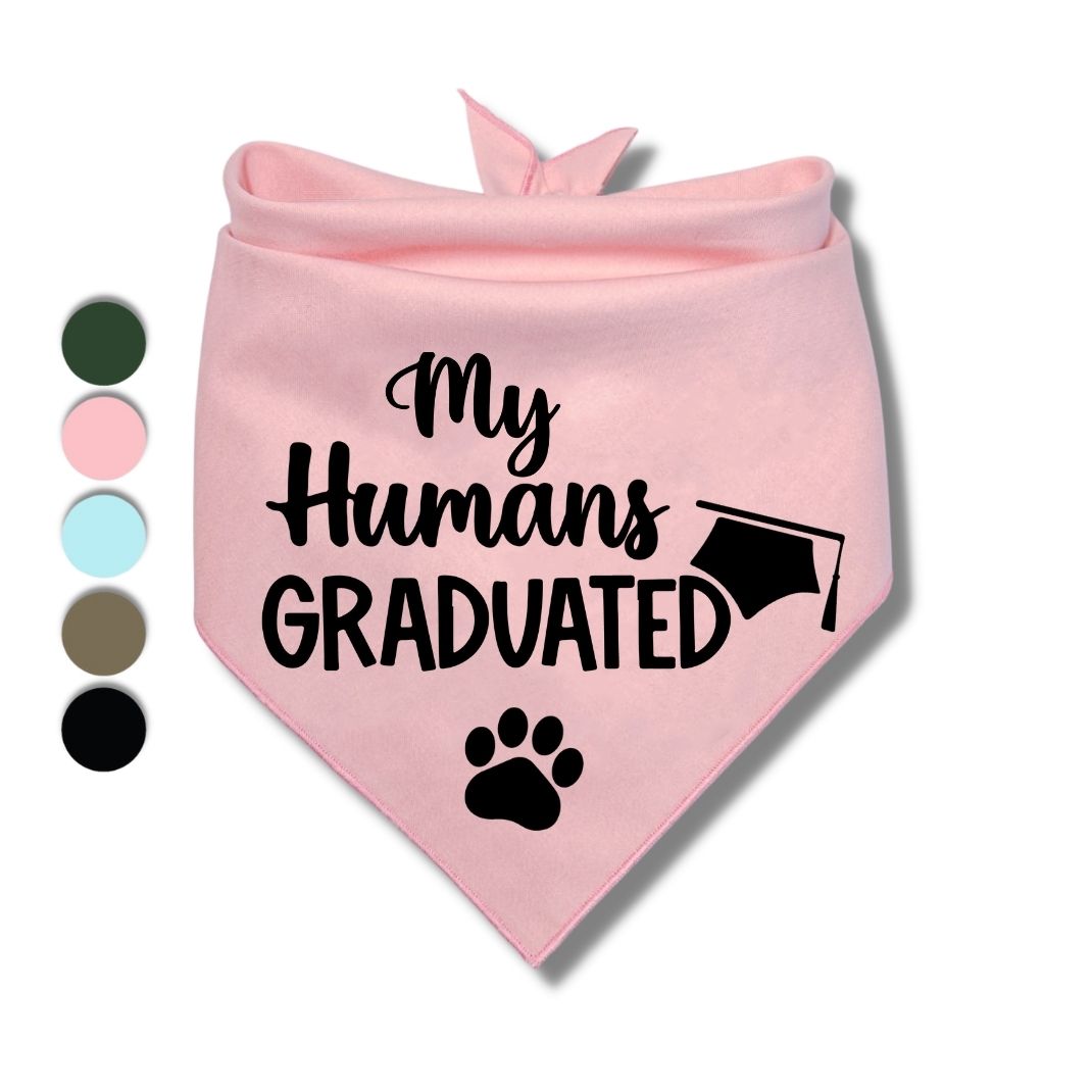 My Humans Graduated Bandana