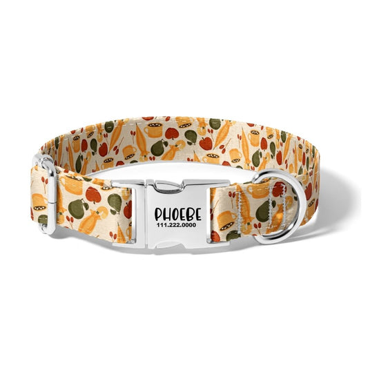 Fall Hot Cocoa in the Rain Dog Collar