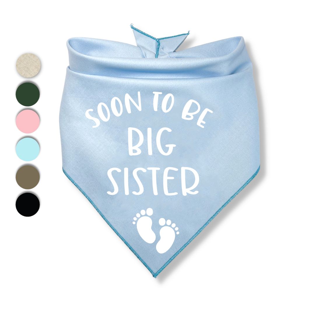 Soon To Be Big Sister Bandana