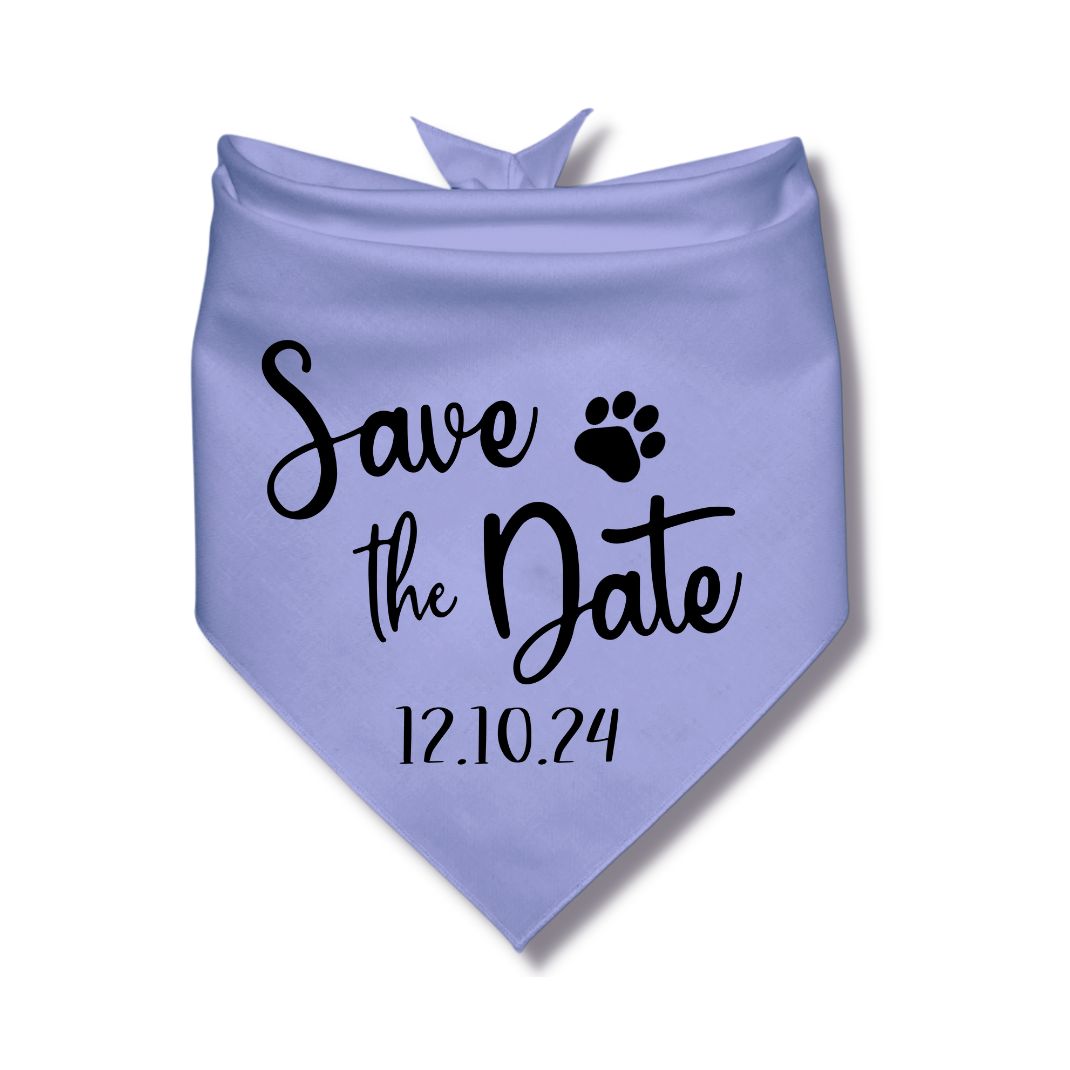 Save The Date Bandana