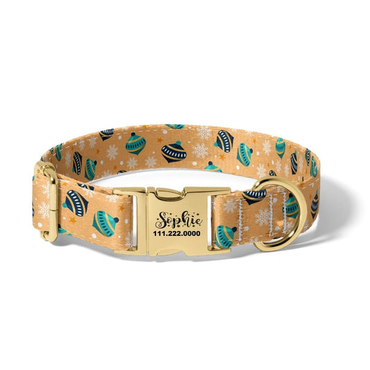 Christmas Ornament Fun Dog Collar