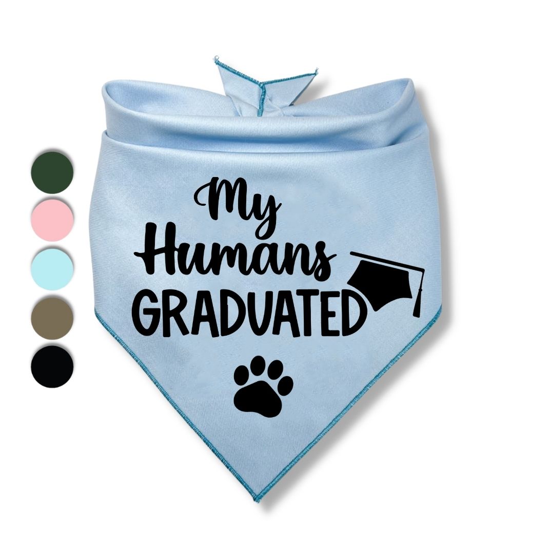My Humans Graduated Bandana
