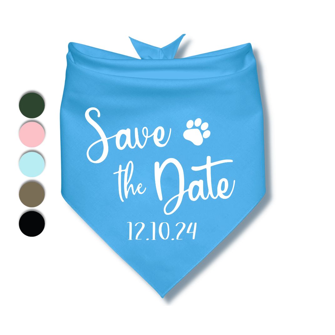Save The Date Bandana