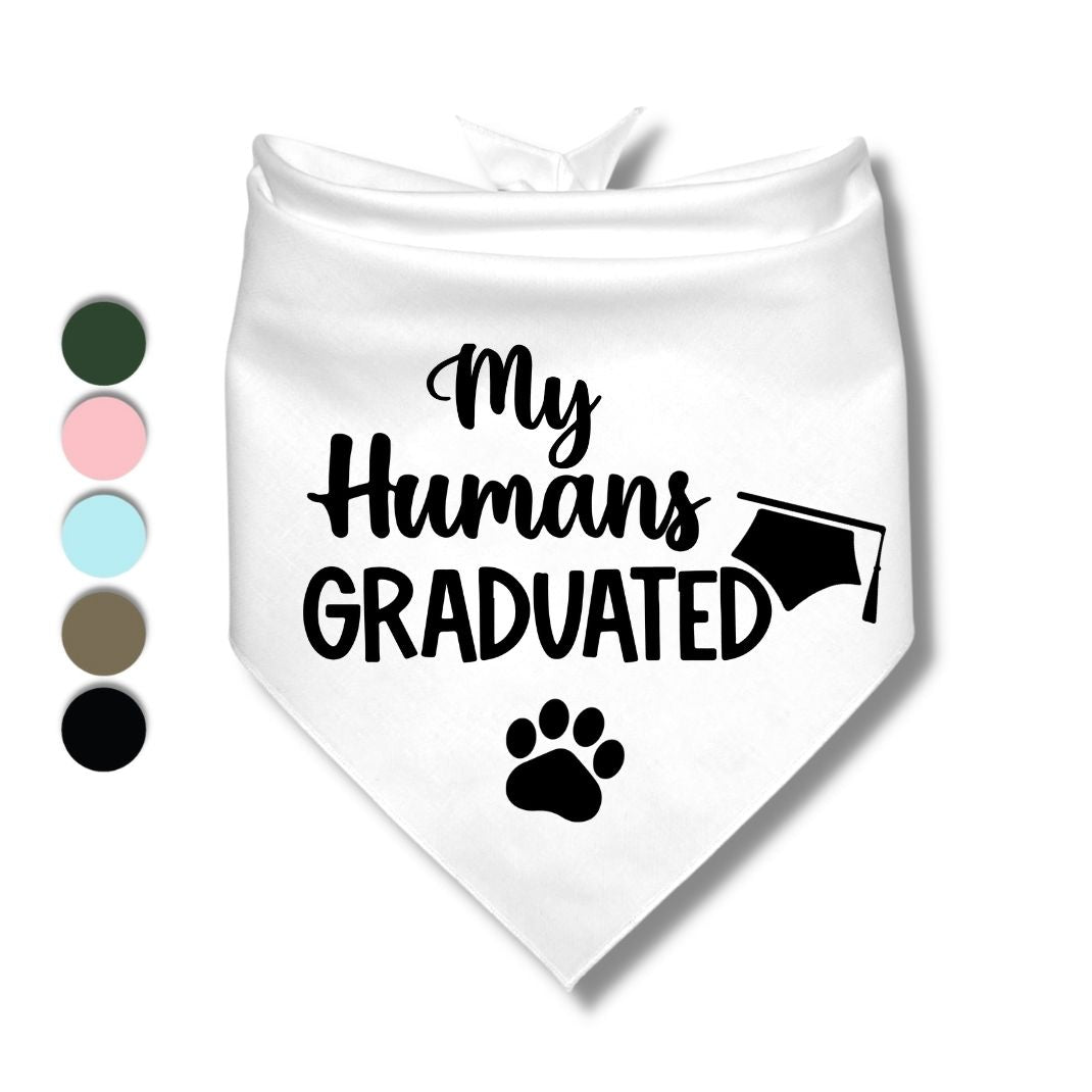 My Humans Graduated Bandana