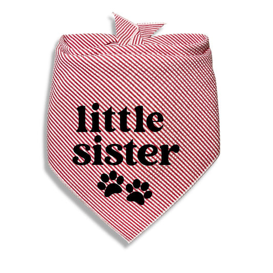 Little Brother Little Sister Paw Bandana