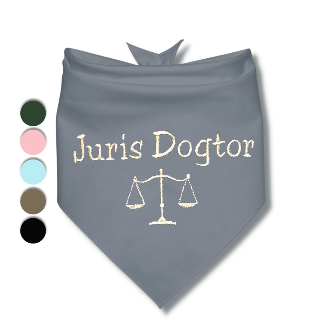 Juris Dogtor Embroidered Bandana