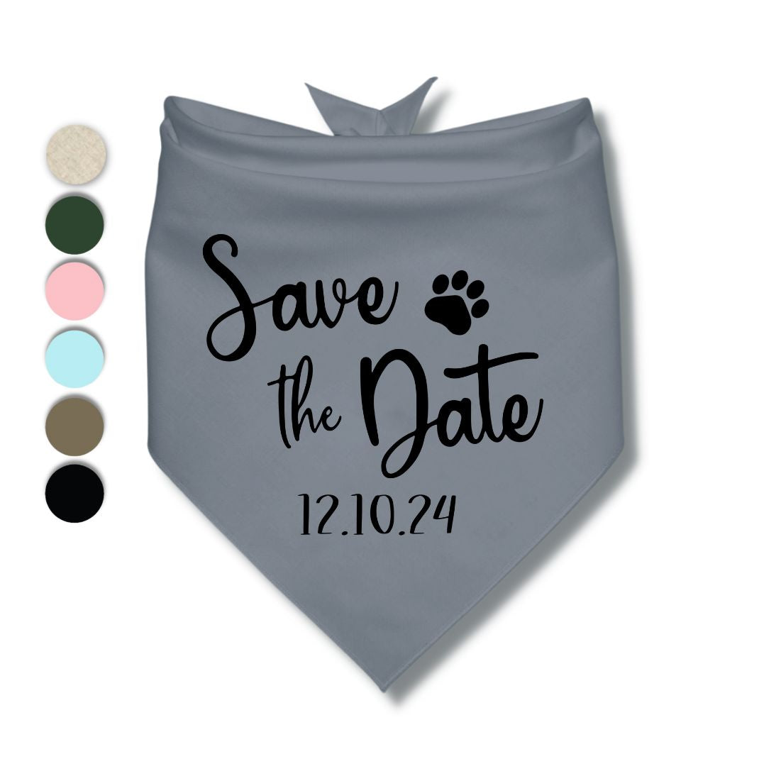 Save The Date Bandana