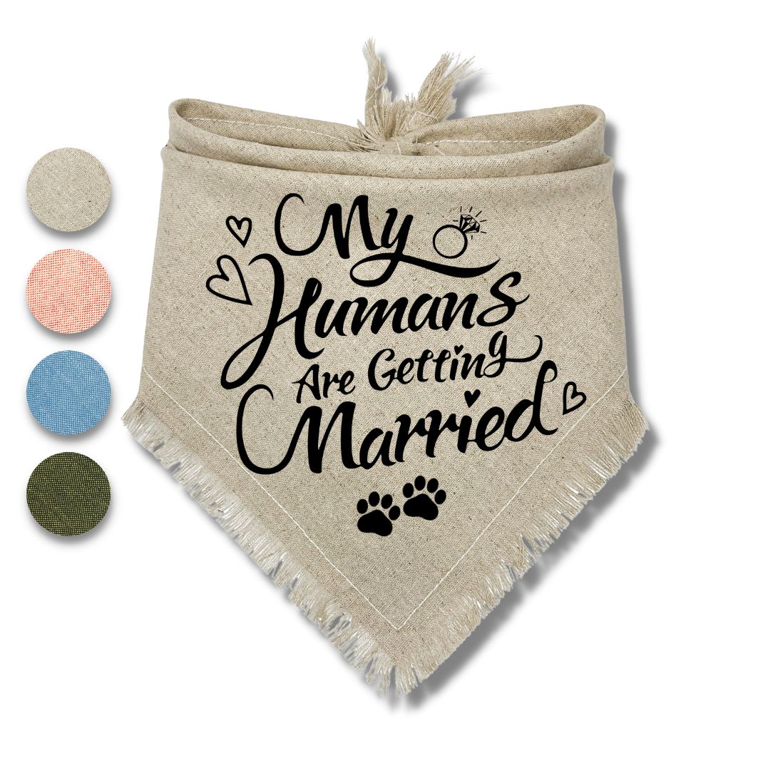 My Humans Are Getting Married Frayed Bandana