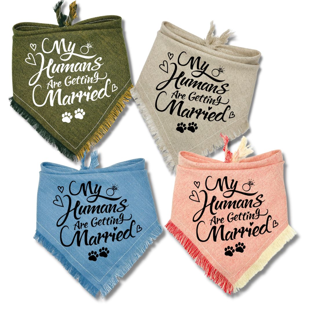 My Humans Are Getting Married Frayed Bandana