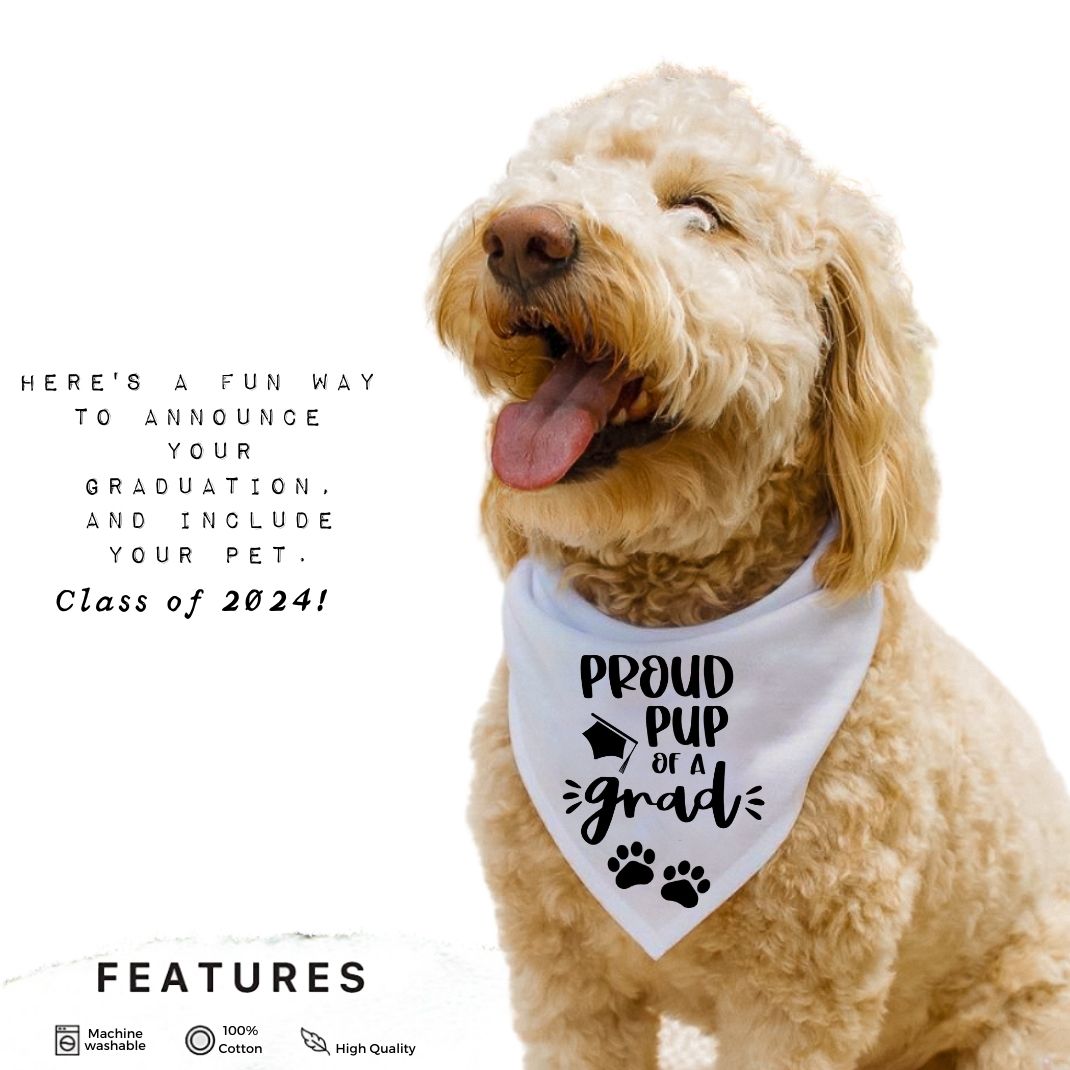 Proud Pup of a Grad Bandana