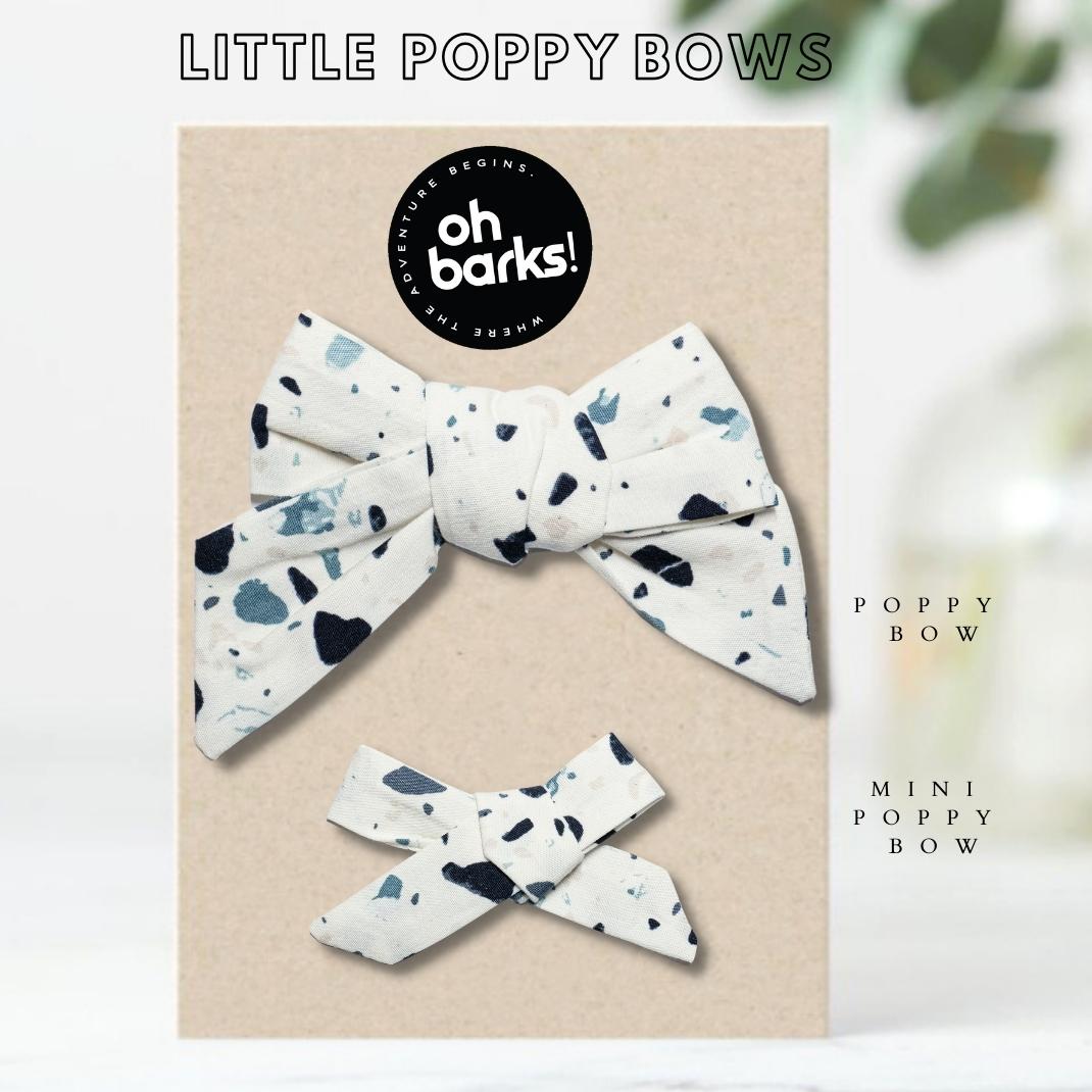 Blue Tezzo Hair Bows