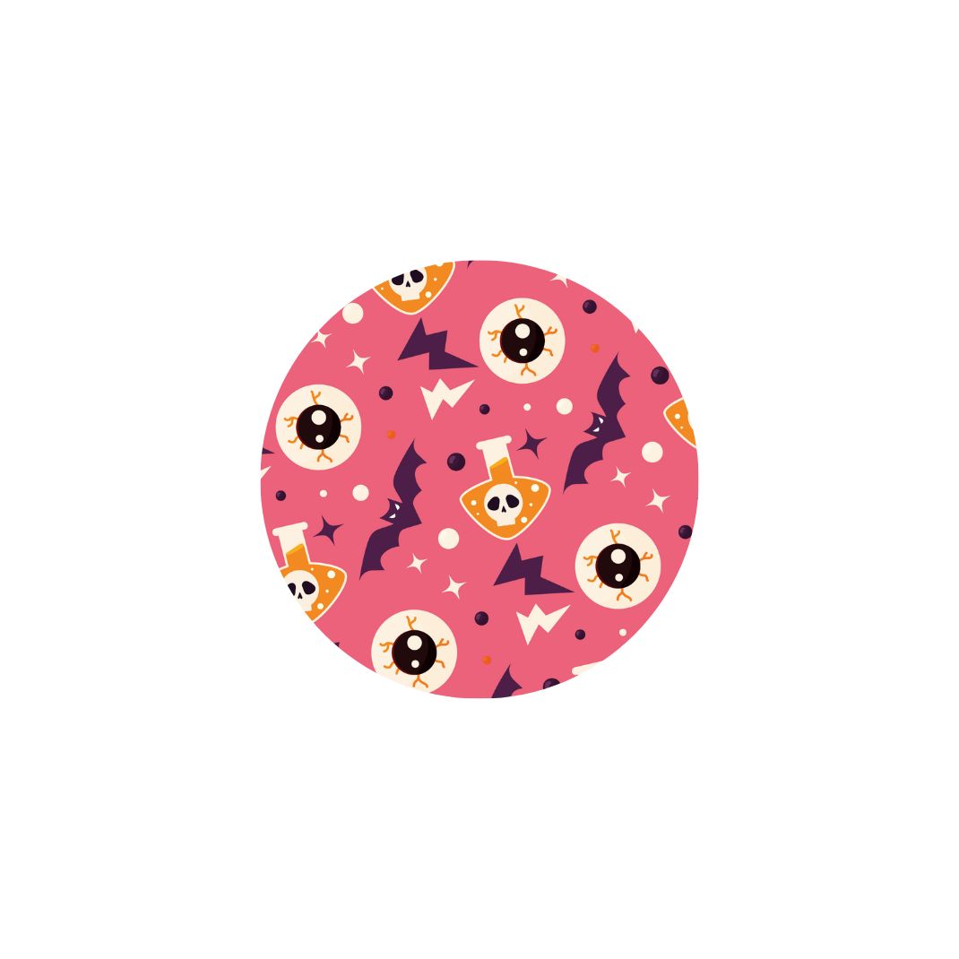 Halloween Potions and Eyeballs Dog Collar