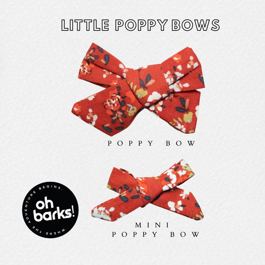Scarlet Red Hair Bows