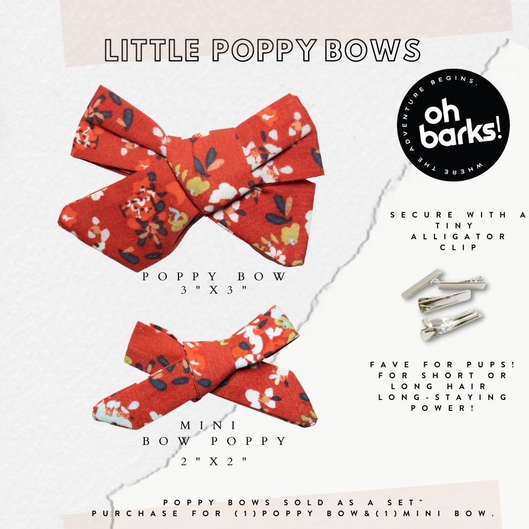 Scarlet Red Hair Bows