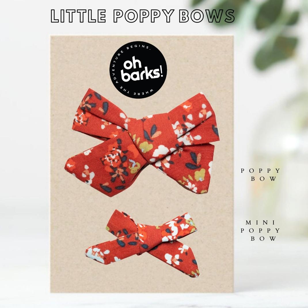 Scarlet Red Hair Bows